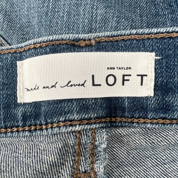 Ann Taylor Loft Distressed Modern Skinny Jeans Size 28 Women’s - Picture 2 of 6